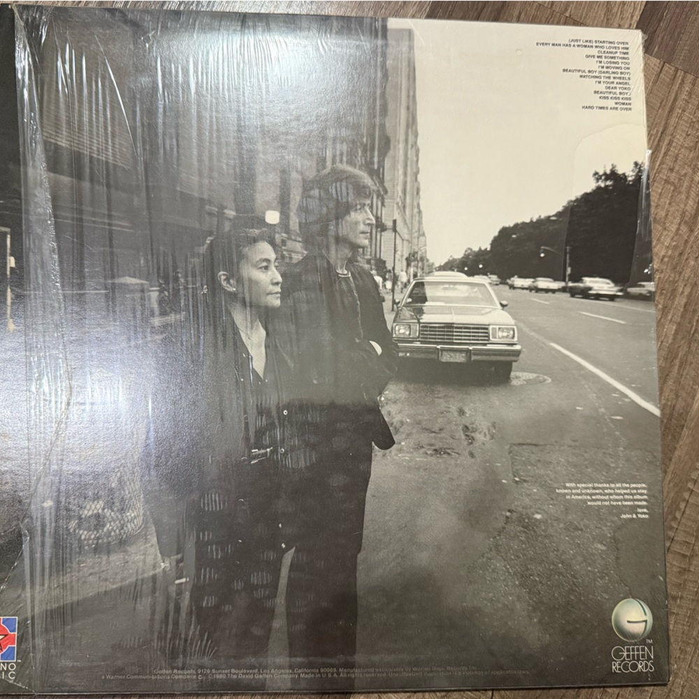 John Lennon and Yoko Ono Double Fantasy Vinyl Record - Picture 2 of 5